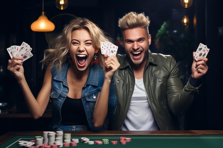 Hot Pot live dealer table with card dealt on helompo slot